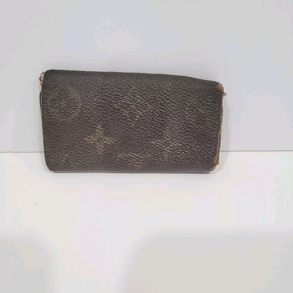 Authentic Louis Vuitton Monogram Multicles 4 Key Hooks Case Brown Small 2003 - Picture 2 of 7